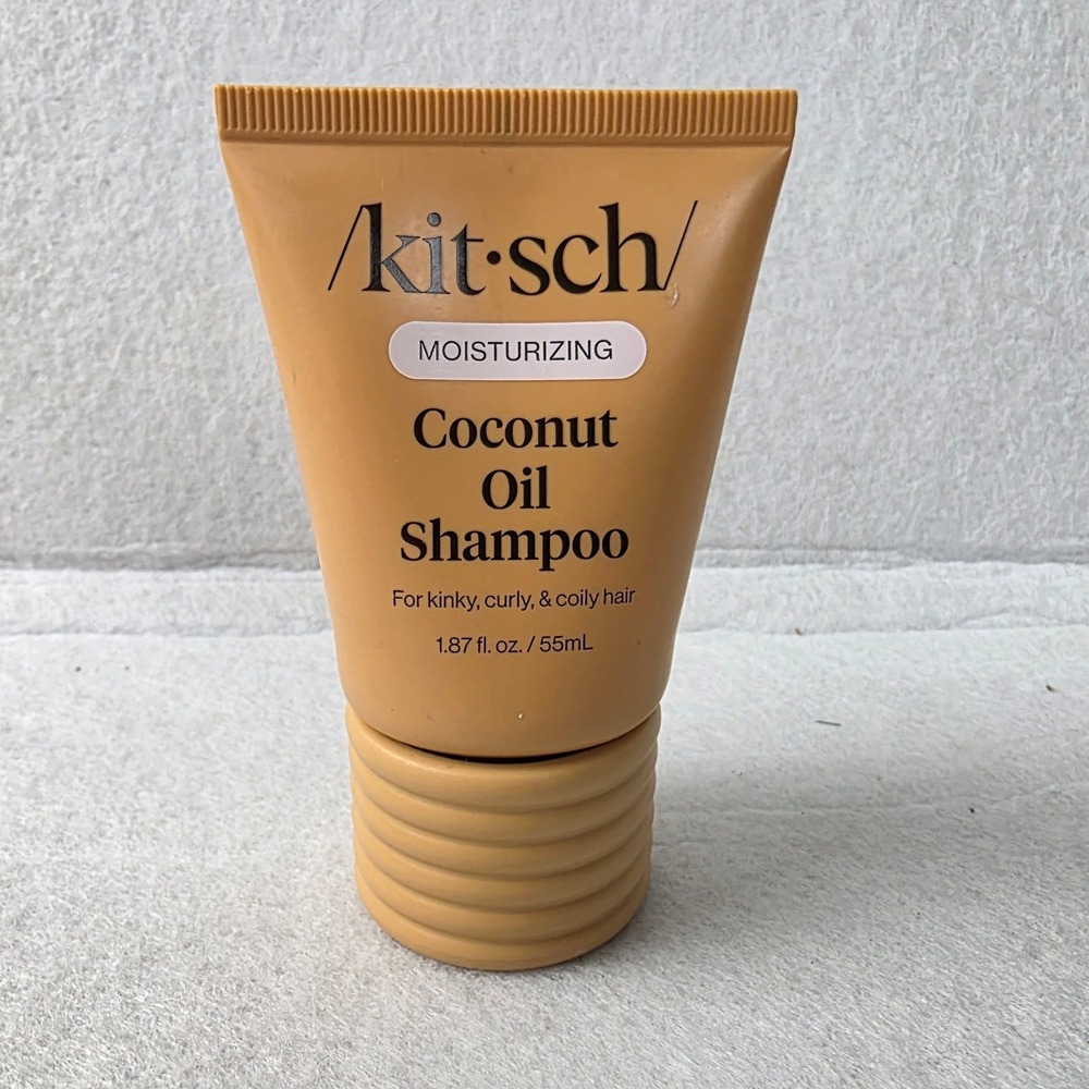 Kitsch Moisturizing Coconut Oil Shampoo Travel Size 1.87oz Curly Coily Hair